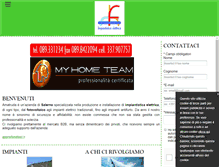 Tablet Screenshot of amatrudaimpiantisticaelettricasalerno.com